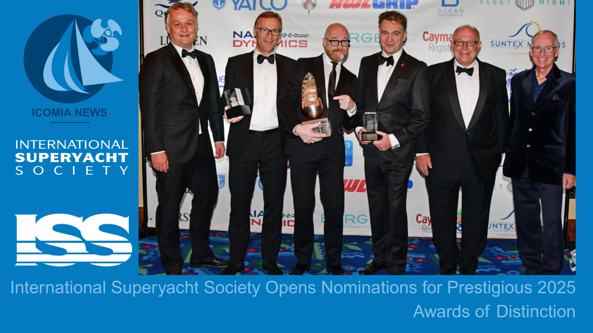 International Superyacht Society Opens Nominations for Prestigious 2025 Awards of Distinction