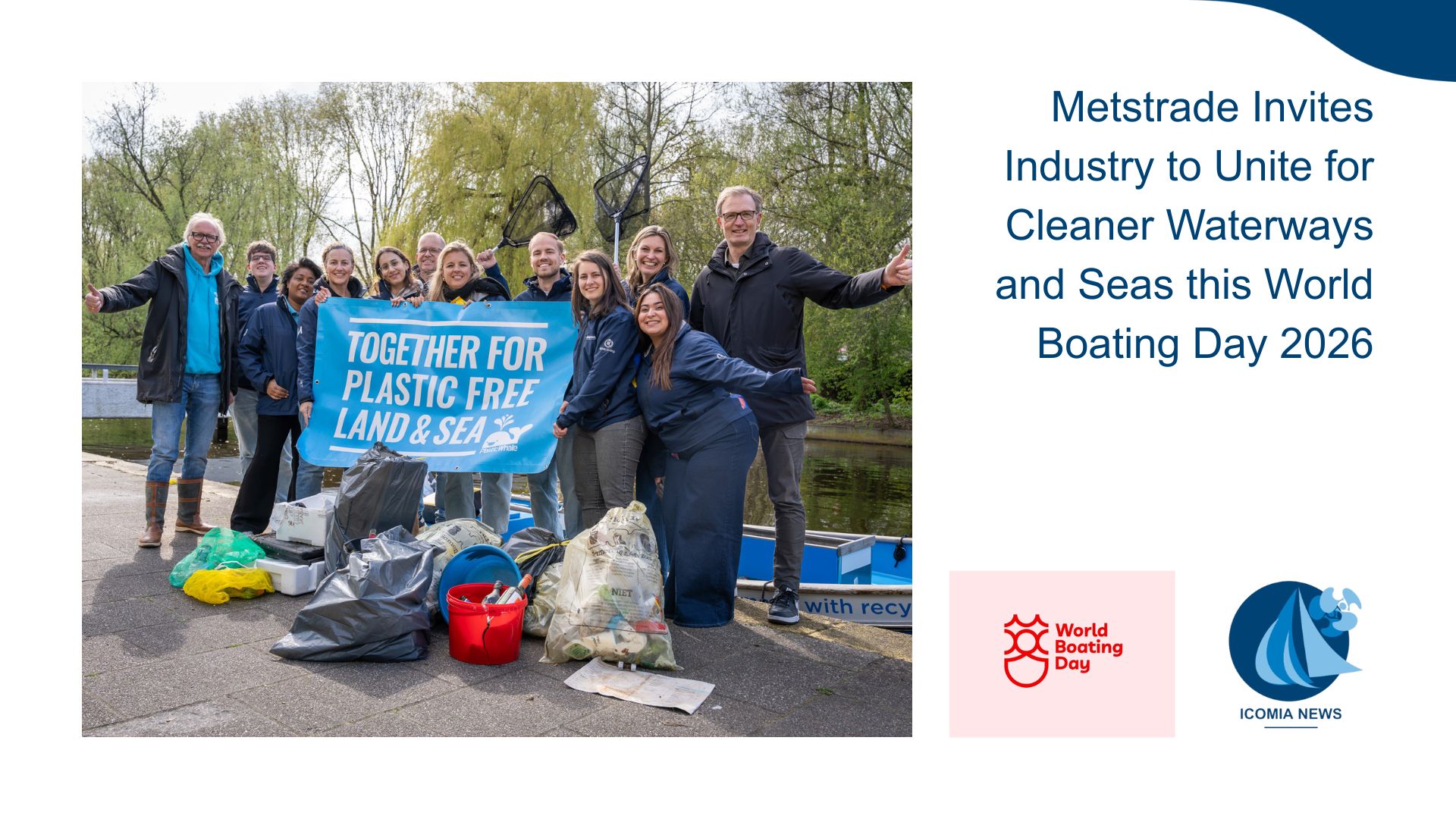 Metstrade Invites Industry to Unite for Cleaner Waterways and Seas this World Boating Day 2026